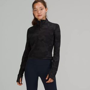 Lululemon It's Rulu Run Cropped Half-Zip